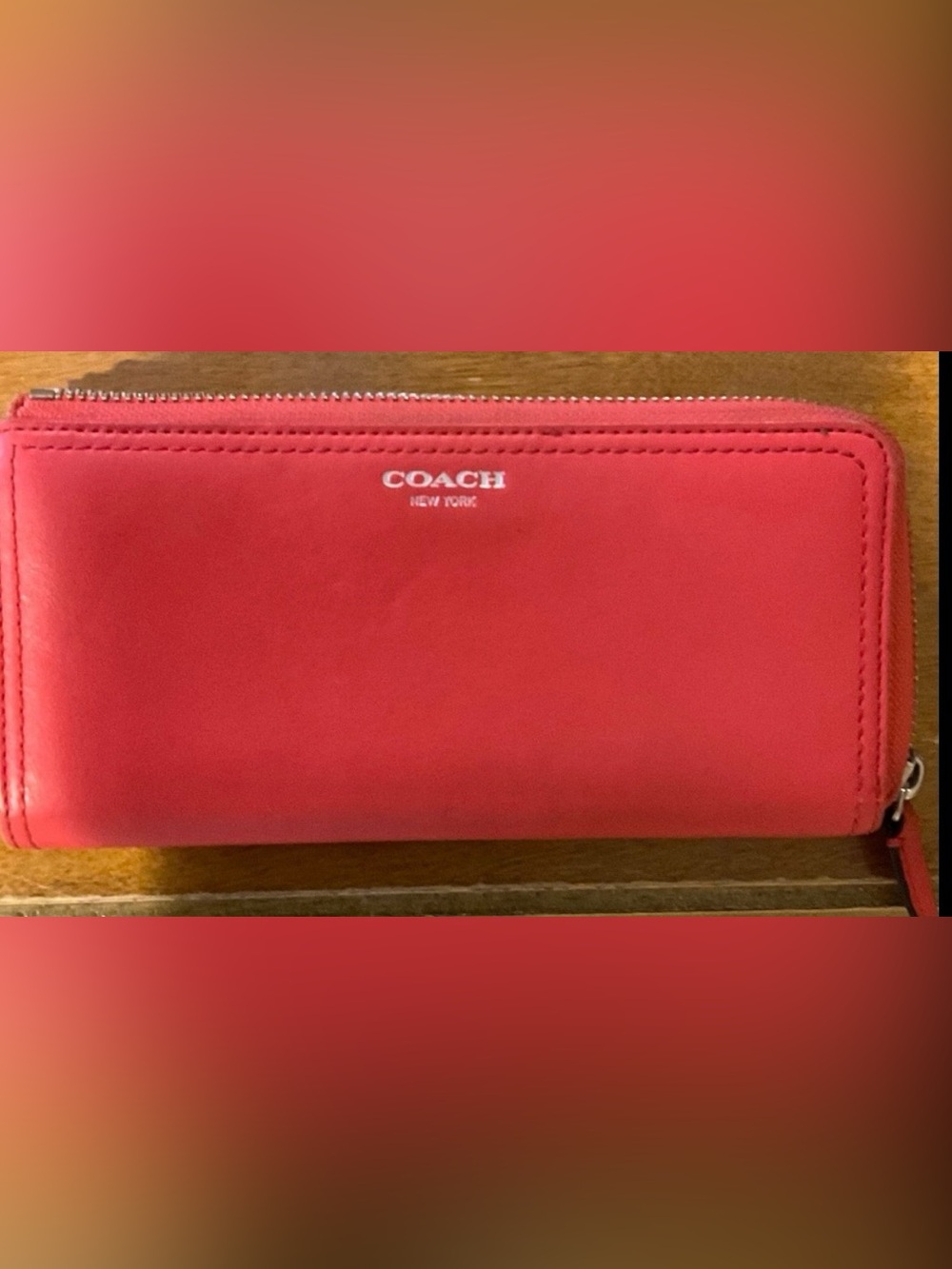 COACH Leather Zip Wallet - Picture 15 of 15